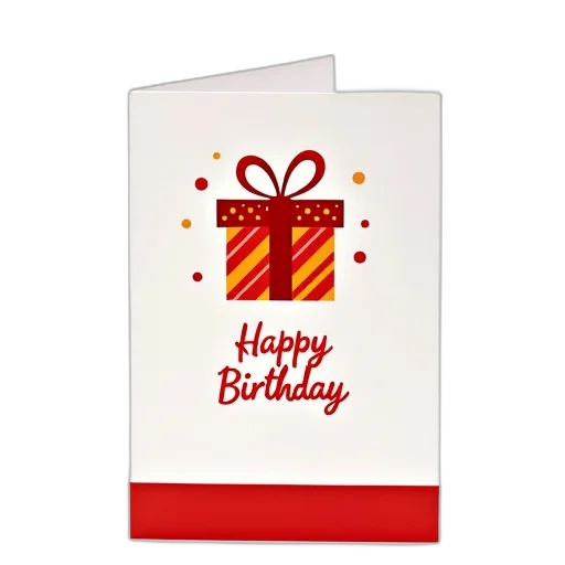 white, card, red, border transparent PNG cut-out