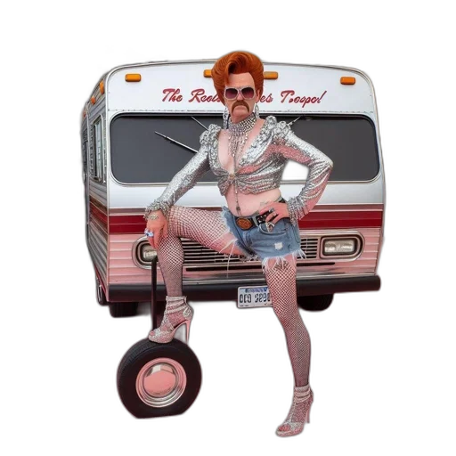car, concept art, cartoon, photorealistic transparent PNG cut-out