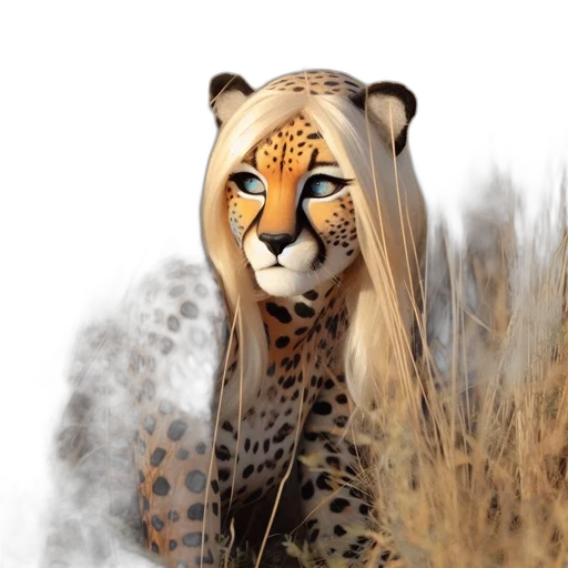 animal, creature, mask, hair transparent PNG cut-out