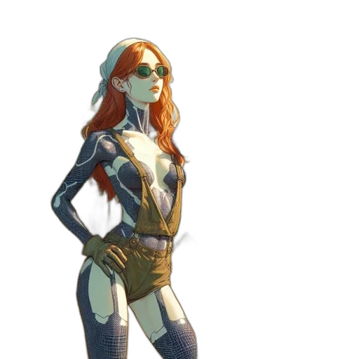 robot, concept art, comic book art, fantasy art transparent PNG cut-out