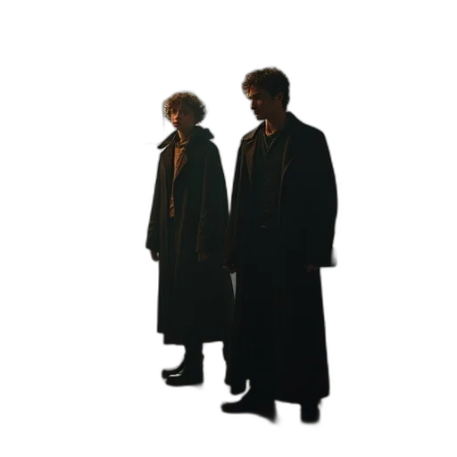 jacket, staff, concept art, pixel art transparent PNG cut-out