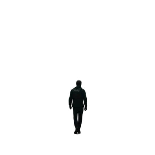robot, jacket, staff, creature transparent PNG cut-out