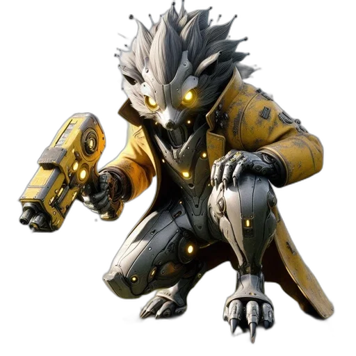 dragon, creature, weapon, robot transparent PNG cut-out