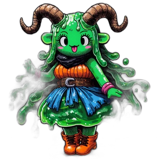 dragon, creature, dress, mask transparent PNG cut-out