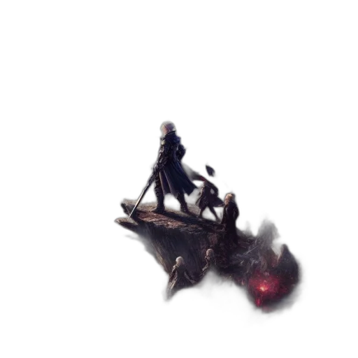 creature, staff, weapon, dragon transparent PNG cut-out