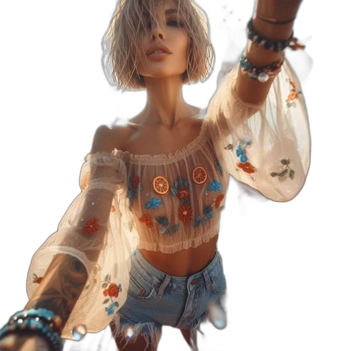 dress, jewelry, jacket, weapon transparent PNG cut-out