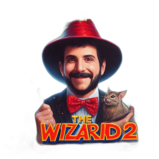 hat, staff, concept art, 3d render transparent PNG cut-out
