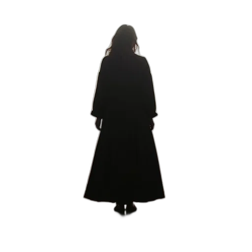 dress, jacket, staff, umbrella transparent PNG cut-out