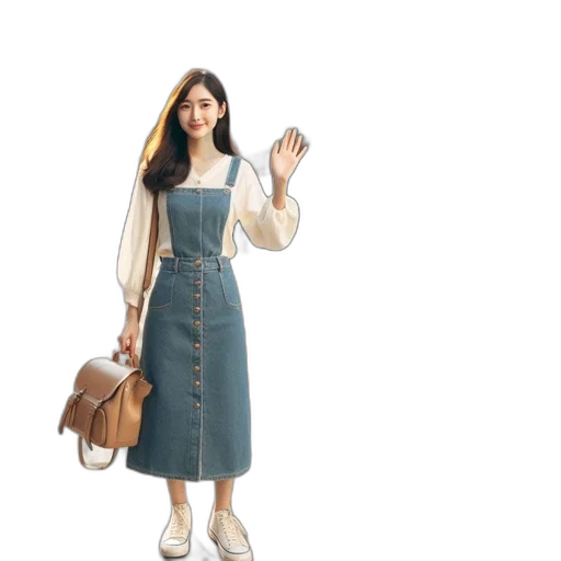 dress, shoes, jacket, 3d render transparent PNG cut-out