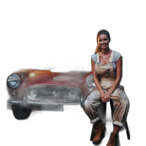 car, dress, robot, furniture transparent PNG cut-out