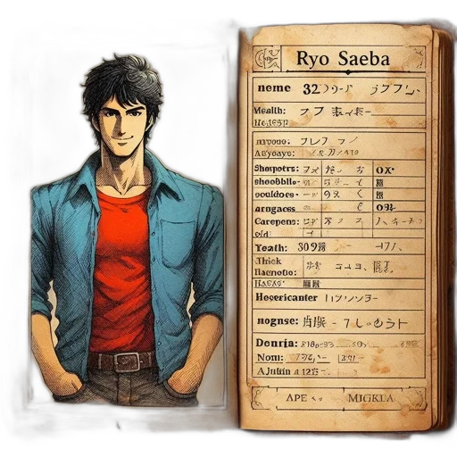 staff, jacket, face, concept art transparent PNG cut-out
