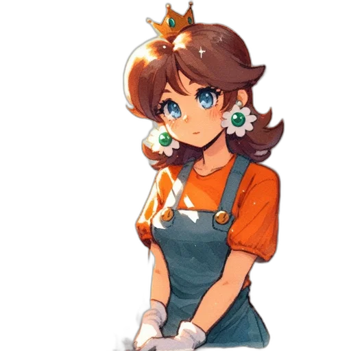 staff, crown, dress, jewelry transparent PNG cut-out