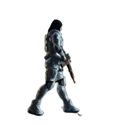 weapon, sword, robot, jacket transparent PNG cut-out