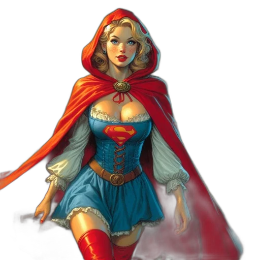 comic book art, concept art, fantasy art, 3d render transparent PNG cut-out