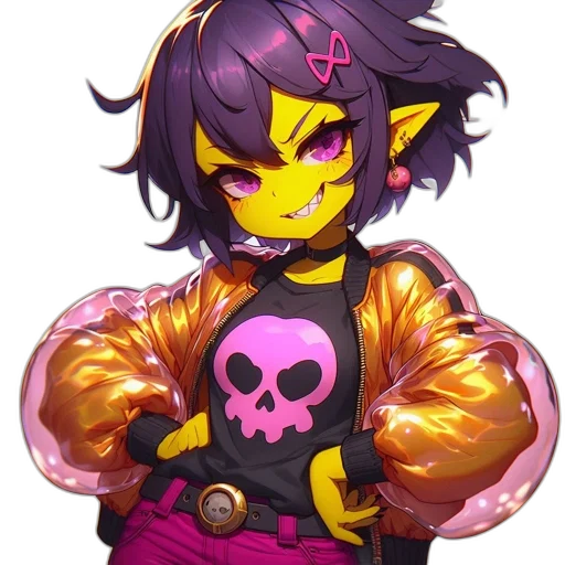 jacket, weapon, staff, mask transparent PNG cut-out