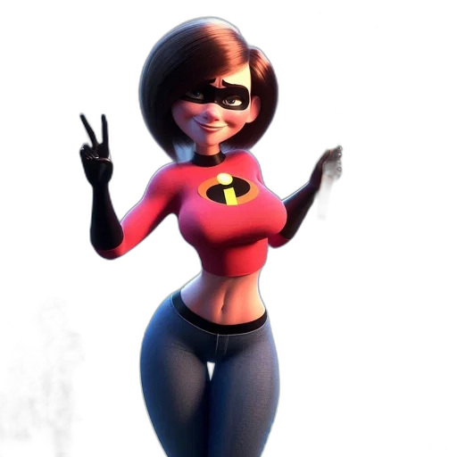 3d render, concept art, comic book art, cartoon transparent PNG cut-out