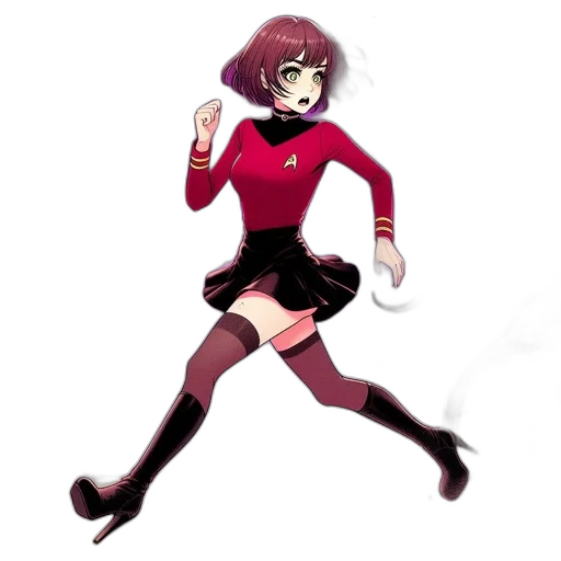staff, robot, dress, creature transparent PNG cut-out