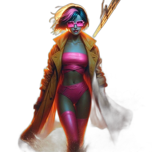 mask, concept art, comic book art, cyberpunk transparent PNG cut-out