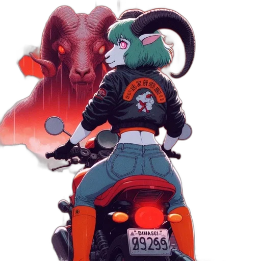 jacket, robot, concept art, cyberpunk transparent PNG cut-out