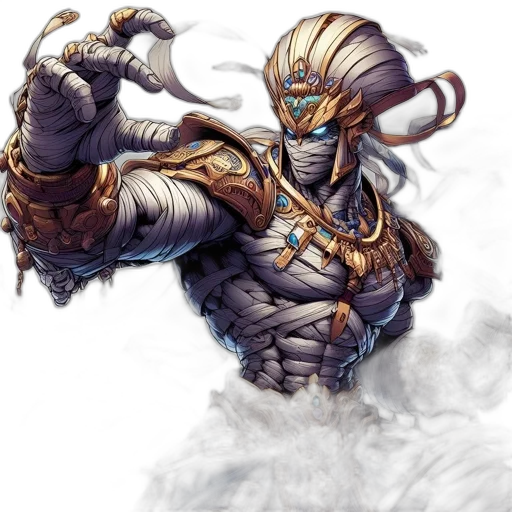 dragon, sword, mask, staff transparent PNG cut-out