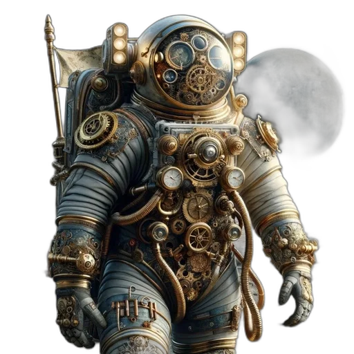 robot, staff, mask, weapon transparent PNG cut-out