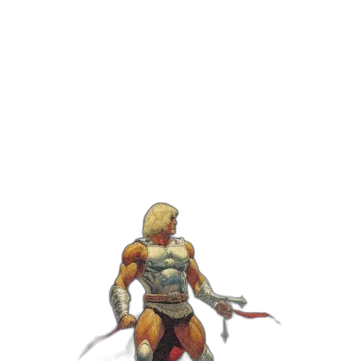 weapon, sword, staff, robot transparent PNG cut-out