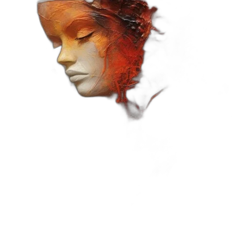face, crown, mask, hair transparent PNG cut-out
