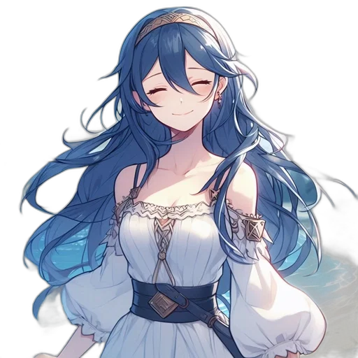 dress, staff, crown, face transparent PNG cut-out