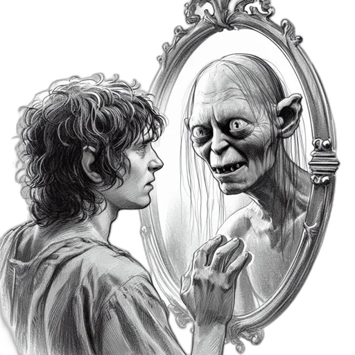 mask, face, creature, comic book art transparent PNG cut-out