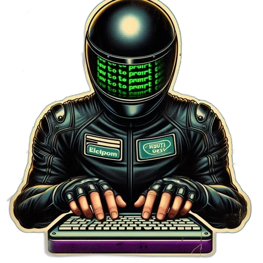 robot, jacket, cyberpunk, pixel art transparent PNG cut-out