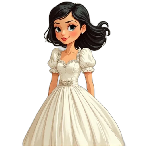 dress, jewelry, cartoon, concept art transparent PNG cut-out