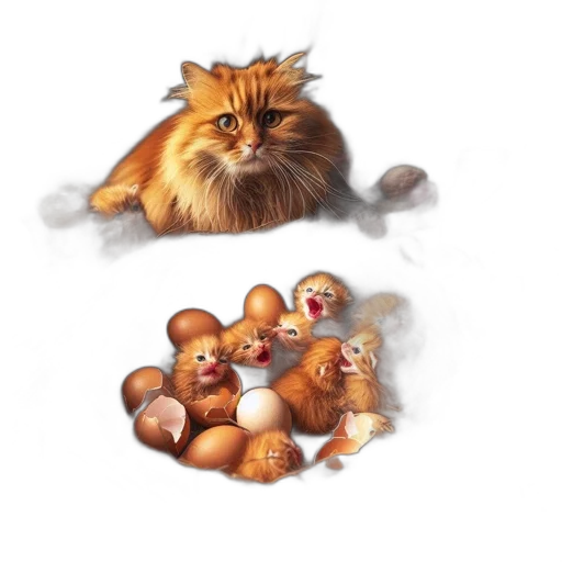 animal, food, crown, concept art transparent PNG cut-out