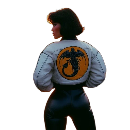 jacket, dragon, robot, concept art transparent PNG cut-out