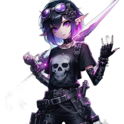 weapon, staff, sword, jacket transparent PNG cut-out