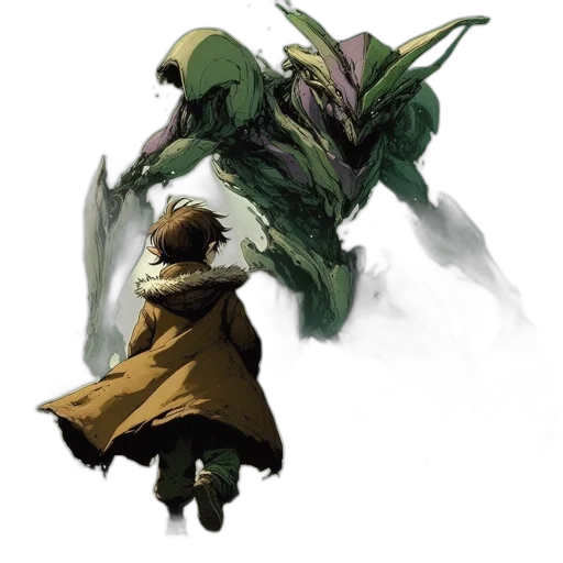 dragon, creature, mask, weapon transparent PNG cut-out