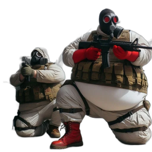 jacket, robot, mask, concept art transparent PNG cut-out