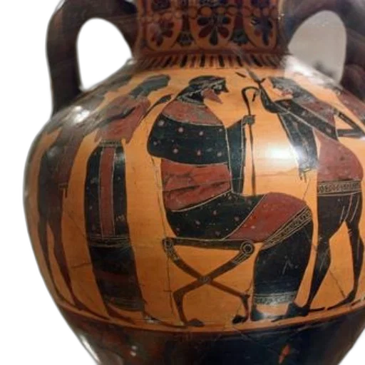 mask, bottle, ancient, greek transparent PNG cut-out