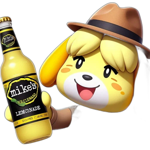 bottle, animal, hat, food transparent PNG cut-out