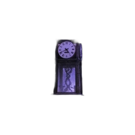 vaporwave, clock, tower, white transparent PNG cut-out