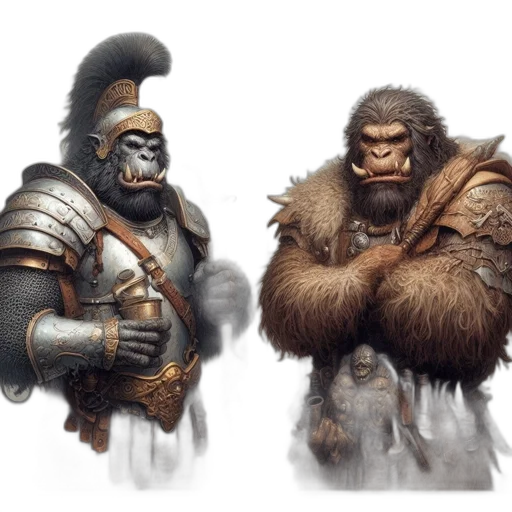 concept art, fantasy art, 3d render, photorealistic transparent PNG cut-out
