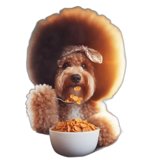 food, hat, animal, photorealistic transparent PNG cut-out
