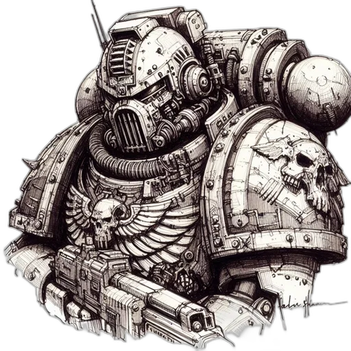 robot, weapon, concept art, fantasy art transparent PNG cut-out