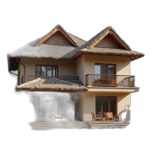building, furniture, 3d render, photorealistic transparent PNG cut-out
