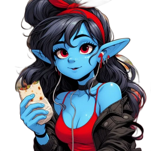 fantasy art, concept art, pixel art, comic book art transparent PNG cut-out