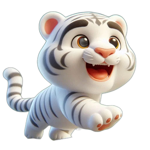 animal, creature, 3d render, concept art transparent PNG cut-out
