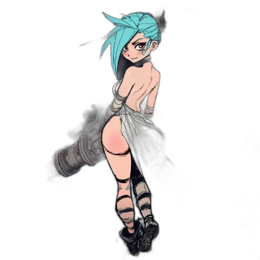 staff, weapon, concept art, cyberpunk transparent PNG cut-out