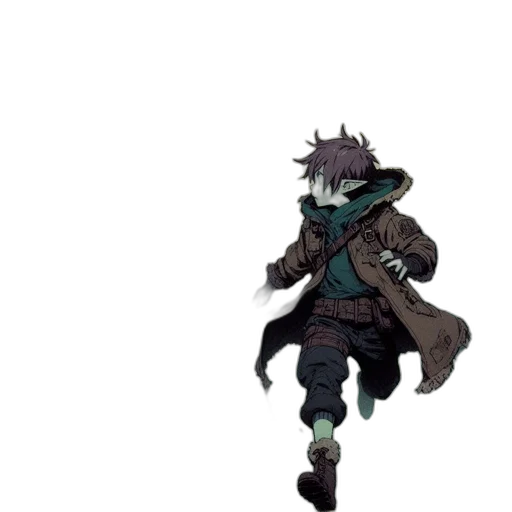 staff, jacket, weapon, dragon transparent PNG cut-out