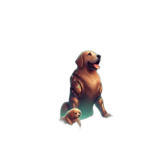 animal, creature, staff, pixel art transparent PNG cut-out