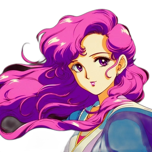 staff, anime, vaporwave, pixel art transparent PNG cut-out