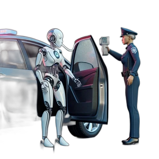 robot, car, concept art, humanoid transparent PNG cut-out